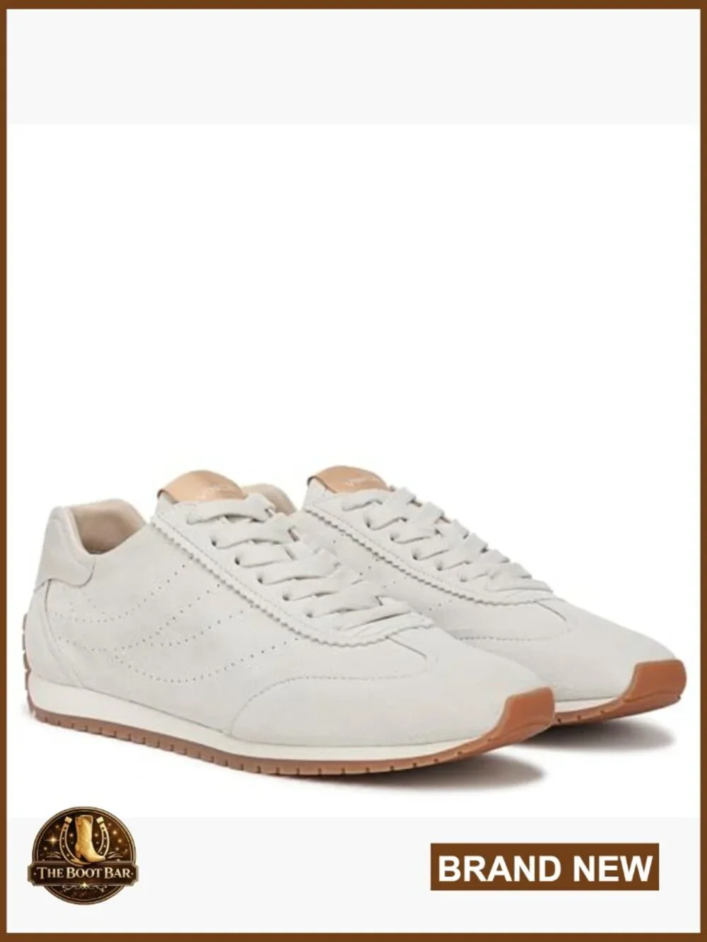 Womens Suede Lace-Up Sneakers Retro Runner Size 8.5